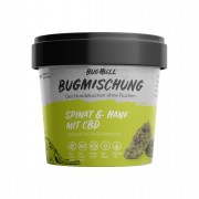BugMischung NICHT BIO Insekten Spinat und Hanfsamen 100g Hund Snack BugBell