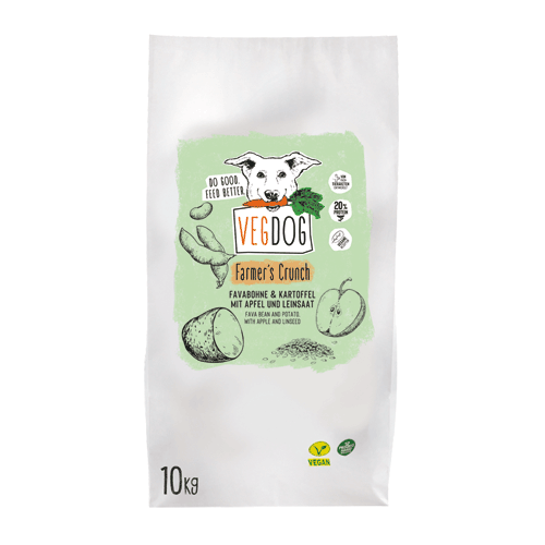 Farmers Crunch NICHT BIO 10kg Hund Trockenfutter VegDog